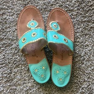 blue and gold jack rogers